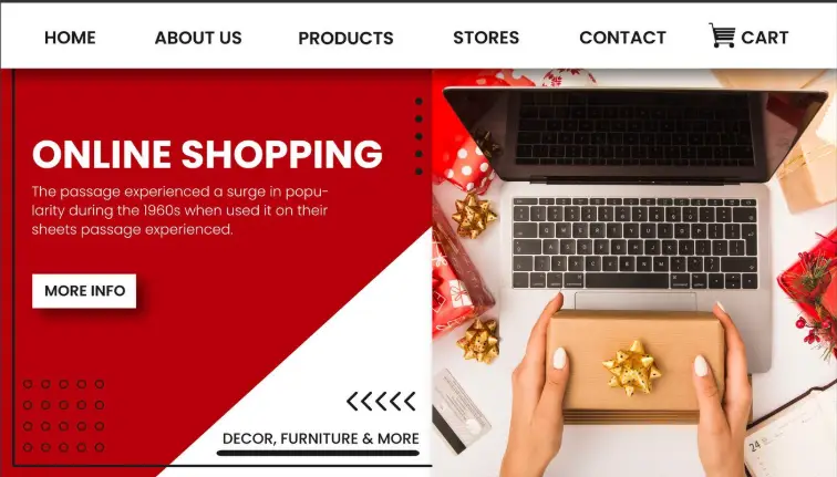 Online furniture & décor e-commerce store