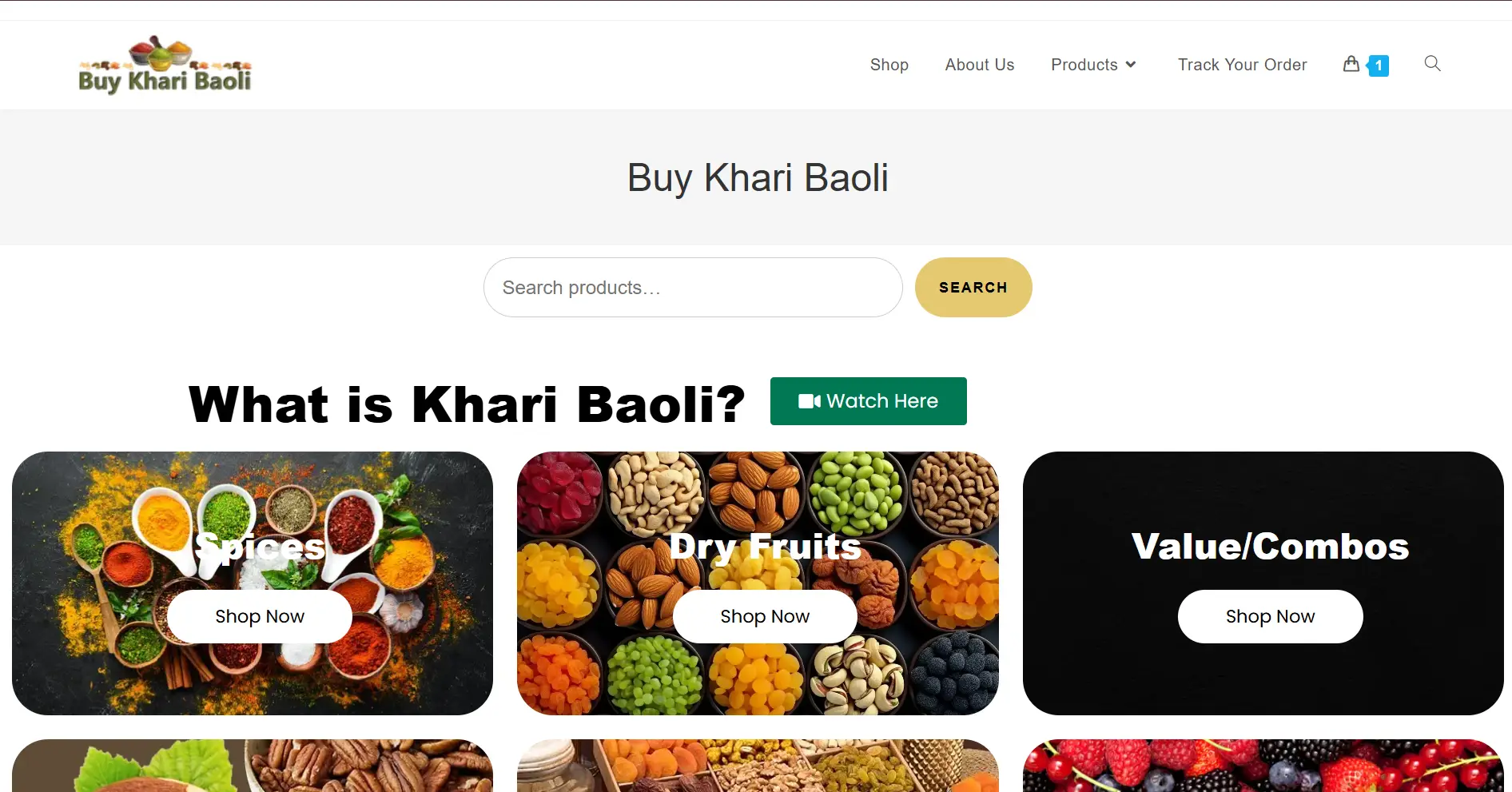 Khari Baoli dry fruits online store